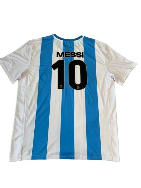 AFA Argentina Messi 10 Soccer Jersey Size XXL Blue White