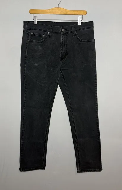 Levi's 541 Athletic Fit Jeans 33x32 Black Denim