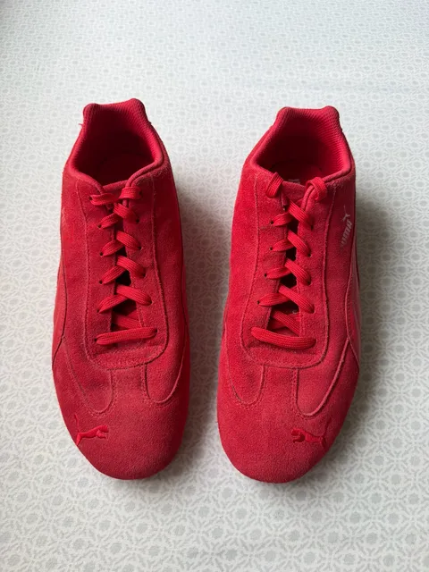 Puma Scuderia Ferrari Speedcat Red Suede Sneakers