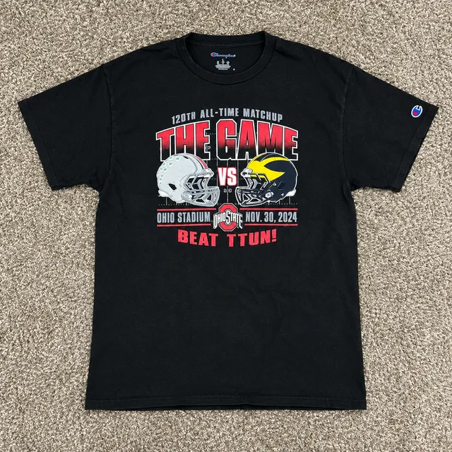 Champion The Game Ohio State Michigan 2024 T-Shirt Size L