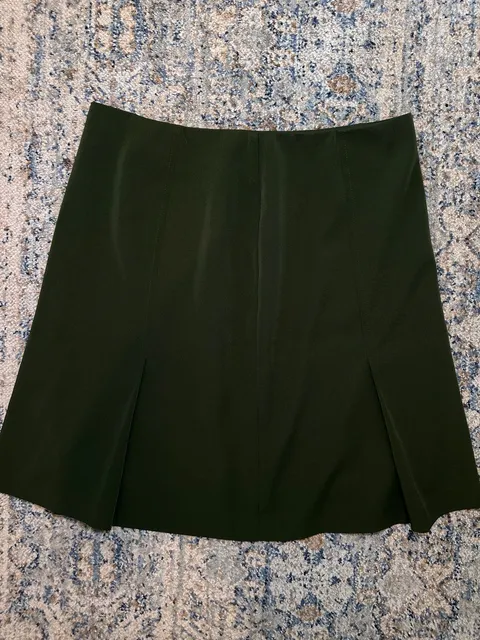 Tailor B. Moss Stretch Clothing Green Mini Skirt