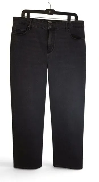 Hudson Los Angeles Jeans Size 16 Black Denim