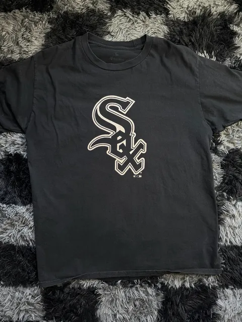 Fanatics Chicago White Sox Abreu 79 T-Shirt Size L Black Graphic
