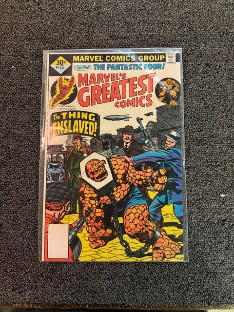 Marvel's Greatest Comics #73 The Thing Enslaved! 1977 Comic Book