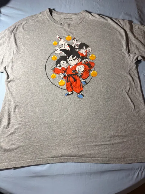 Dragon Ball Z T-Shirt Size 3XL Gray Goku Graphic