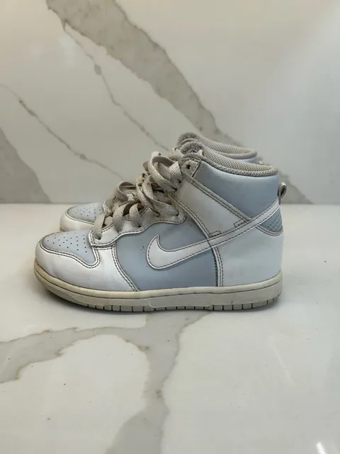 Nike Dunk High White Pure Platinum Grey Sneakers