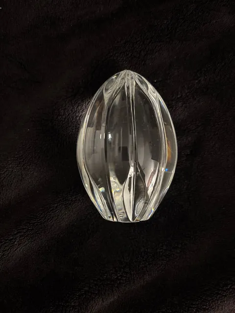 Baccarat Crystal Bud Figurine Paperweight