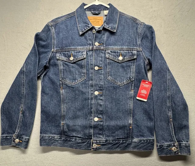 Levi Strauss & Co. Signature Denim Trucker Jacket Size S Blue