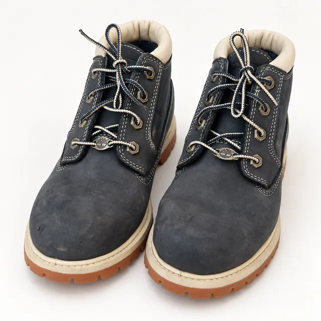 Timberland Nellie Chukka Boots Navy Blue Leather