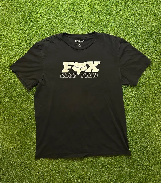 Fox Racing T-Shirt Black Graphic Tee