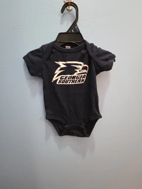 Rabbit Skins Georgia Southern Eagles Bodysuit 6 Months Navy