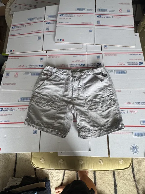 The North Face Cargo Shorts Size L Gray Pre-Owned