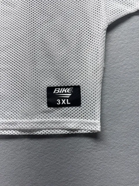 Bike Athletic Jersey Size 3XL White Mesh Practice Top