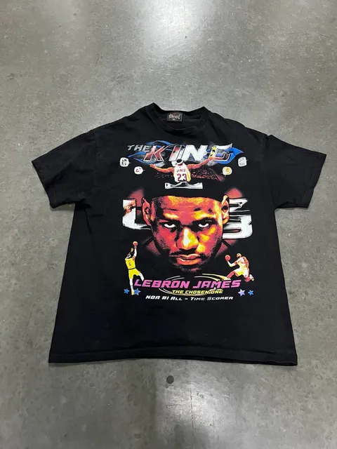 Obruz LeBron James The King T-Shirt Size XL Black