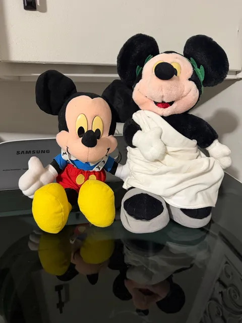 Disney Store Toga Mickey Mouse Plush Lot Roman Greece