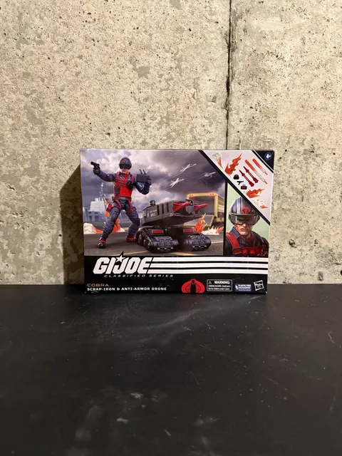Hasbro G.I. Joe Classified Series Cobra Scrap-Iron & Anti-Armor Drone