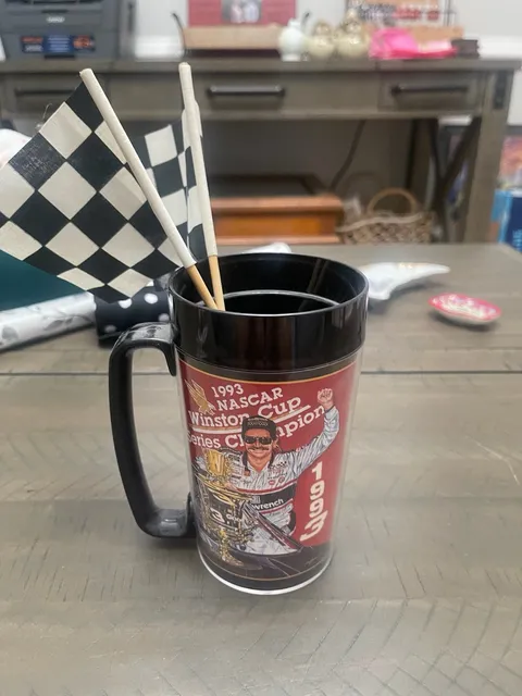 Dale Earnhardt 1993 NASCAR Winston Cup Series Champion Plastic Mug