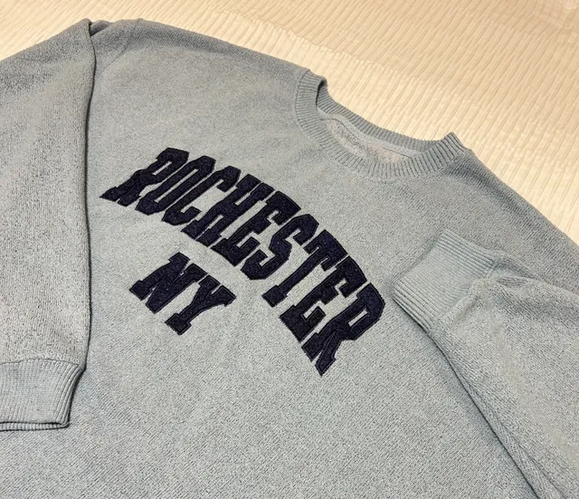 New York Popular Rochester NY Sweatshirt Size 2XL Blue Crewneck Pullover