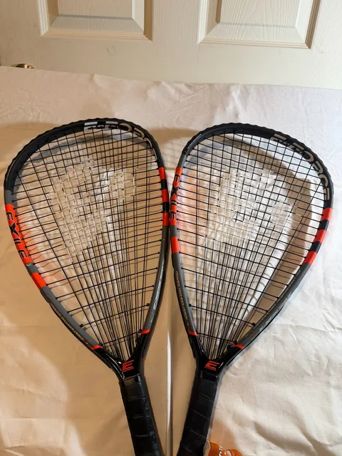 E-Force Exile Racquetball Racquet Pair Set 22 Longstring Technology
