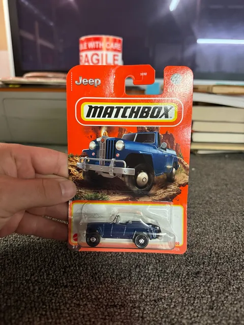Matchbox Jeep CJ-6 Blue Diecast Toy Vehicle New in Package