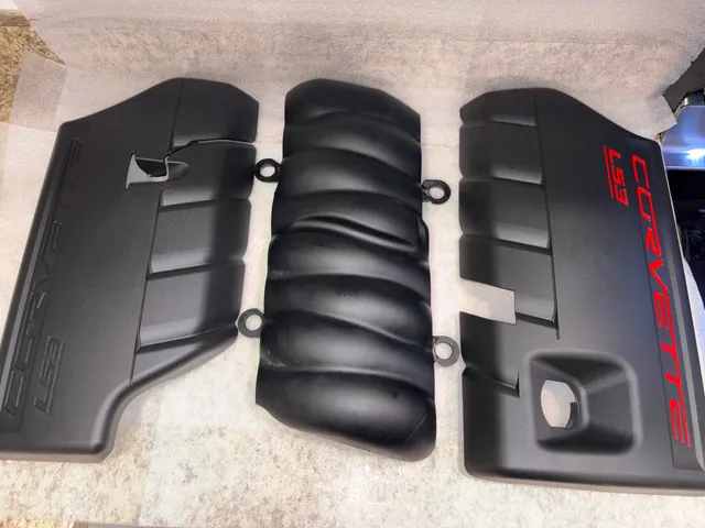 08-13 Chevrolet Corvette C6 LS3 6.2L Engine Cover Set Intake Cover 3 Piece