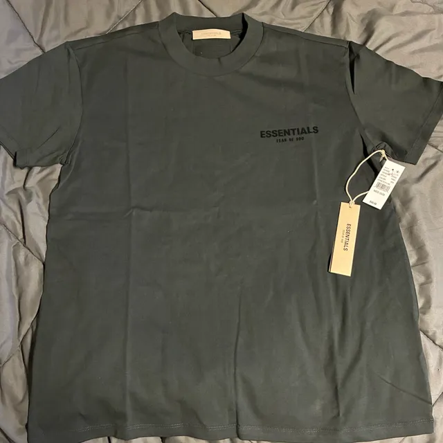 Fear of God Essentials T-Shirt Size M Stretch Lim Black