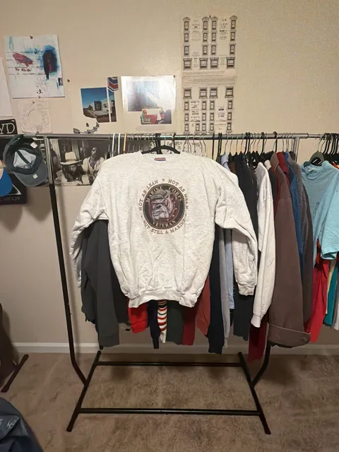 Hanes Marine Corps Veteran Sweatshirt Grey