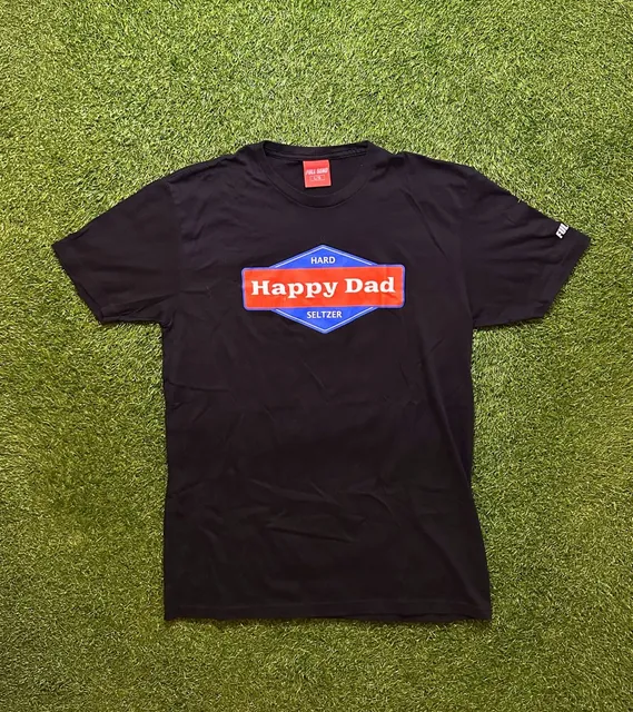2020 Full Send Happy Dad T-Shirt Size L Black