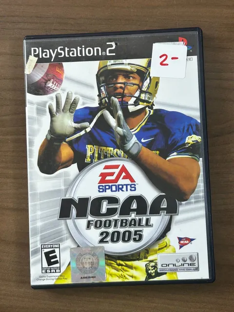 NCAA Football 2005 PS2 PlayStation 2 Game Disc Manual Case EA Sports 2004