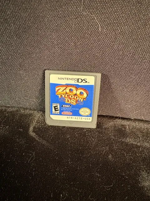 Nintendo Zoo Tycoon DS Game Cartridge