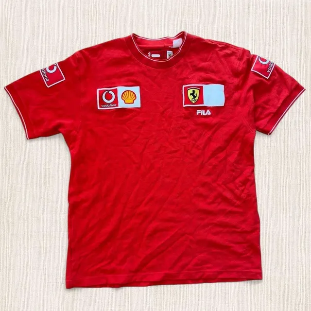 Vintage Fila Scuderia Ferrari F1 Racing Team Shirt XL