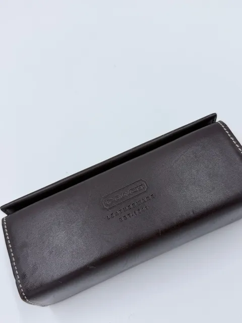 Vintage 1990’s Coach Leather Eyeglasses Case Brown