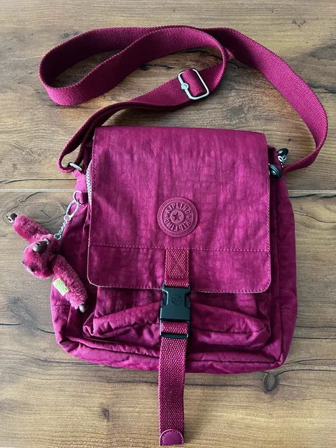 Kipling Lancelot Crossbody Bag Burgundy