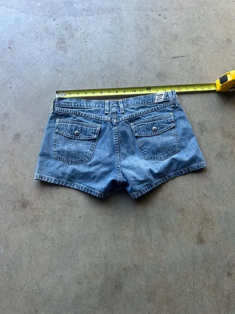 Vintage made in USA Lucky Brand Denim Shorts Size 8 Cargo Pockets