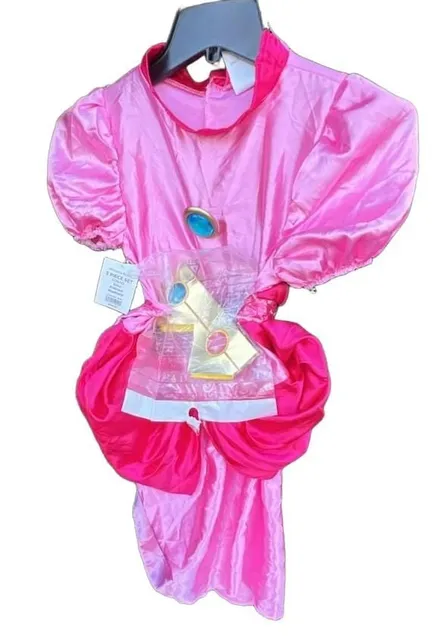 Nintendo Super Mario Princess Peach Costume Size L (10/12)