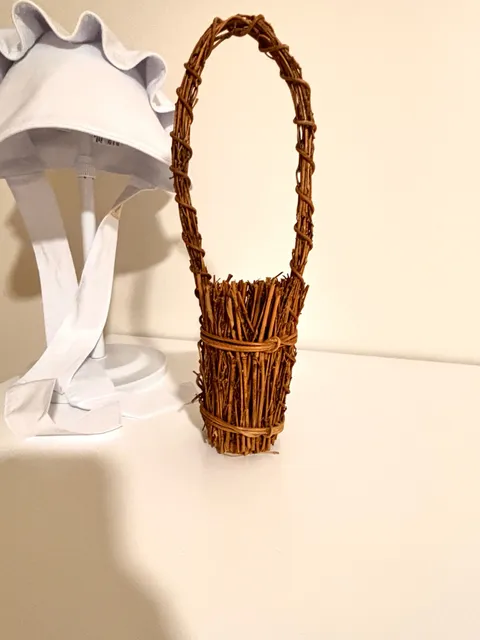 Rustic Twig And Vine Small Basket
