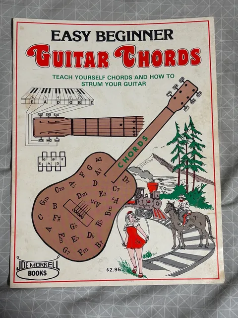 Joe Morrell Easy Beginner Guitar Chords Instruction Book