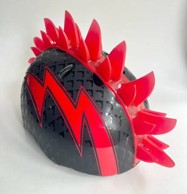 Bell Helmet Spikes Lightning Red Black Child Size S 50-54cm