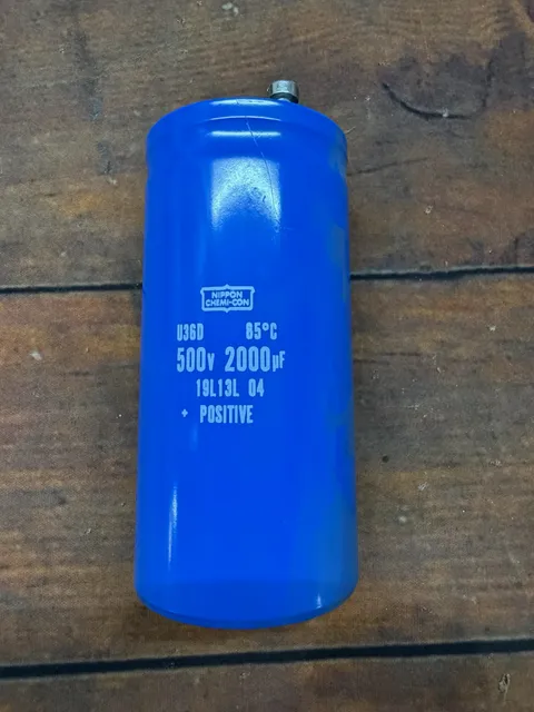 Nippon Chemi-Con U36D 500V 2000uF Electrolytic Capacitor