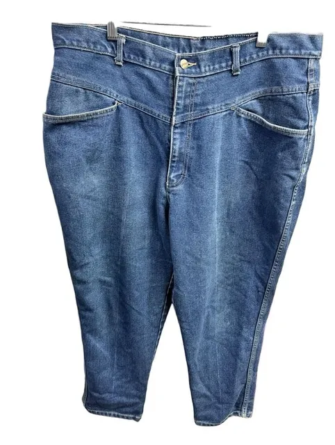 Vintage Gitano High Waist Tapered Jeans Size 38 Short Blue Denim