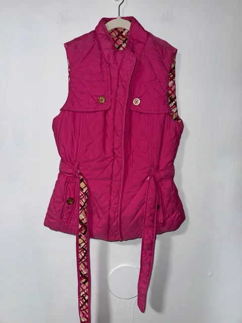 Lilly Pulitzer Reversible Quilted Vest Size XS