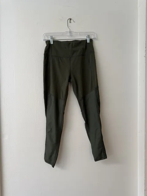 Sweaty Betty Leggings Size S Green Mesh Panels Activewear