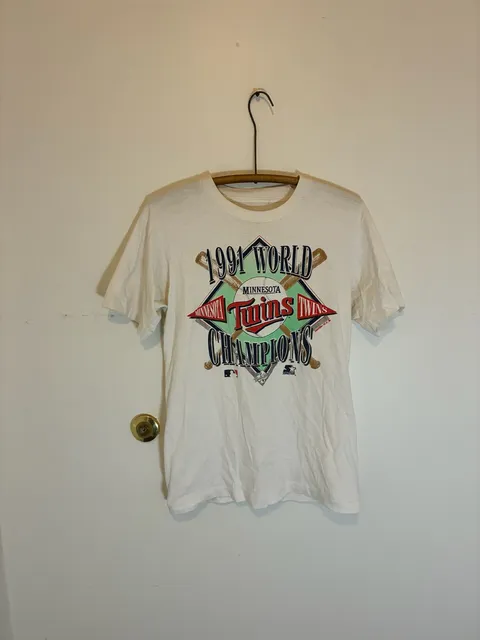 Starter Minnesota Twins 1991 World Champions T-Shirt