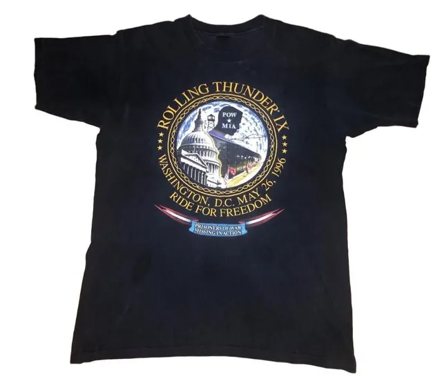 Harley-Davidson 1996 Rolling Thunder IX Washington D.C. T-Shirt