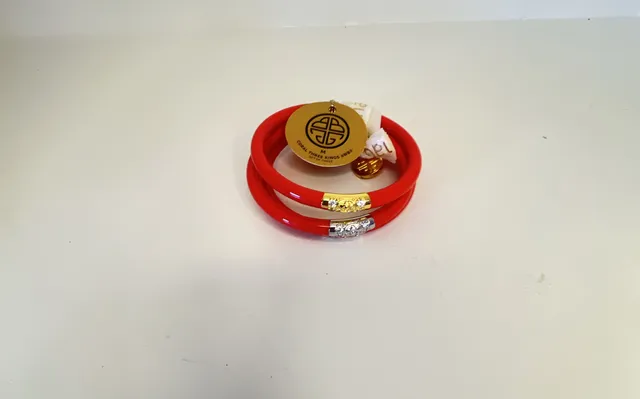 BuDhaGirl Three Kings All Weather Bangles Coral Medium