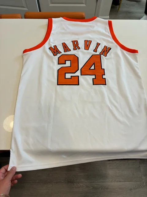 Mitchell & Ness Spirits St Louis 24 Marvin Jersey Size 54