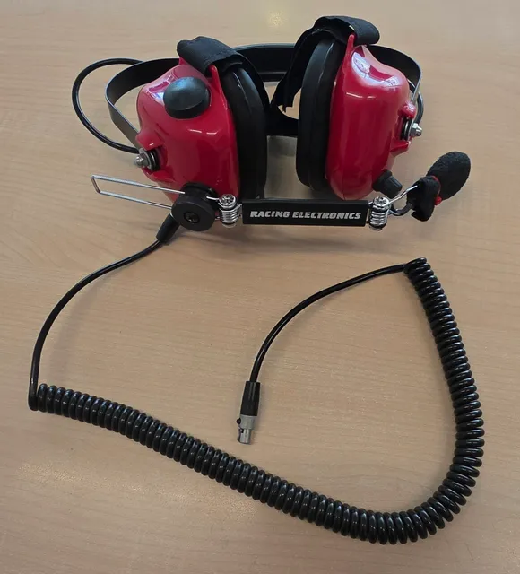 Racing Electronics Headset G4 Red Noise Cancelling Communication