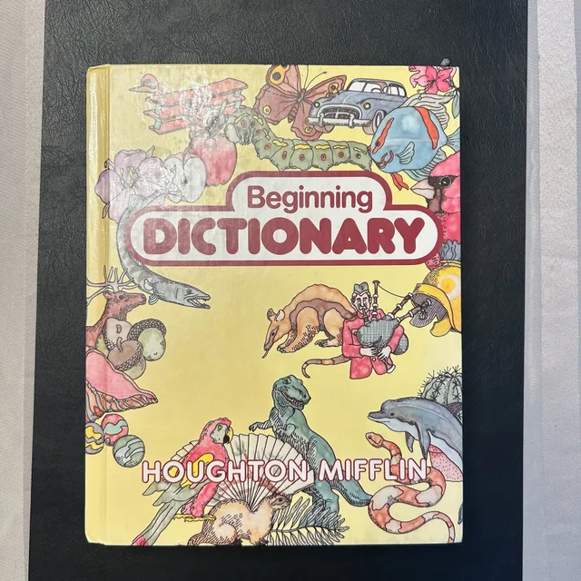 Vintage 1979 Beginning Dictionary Houghton Mifflin Hardcover Book ...