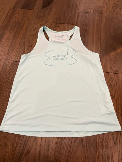 Under Armour HeatGear Tank Top Size YXL Light Blue