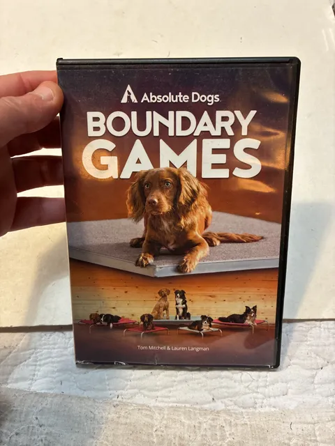 Absolute Dogs Boundary Games DVD Dog Training Tom Mitchell Lauren Langman